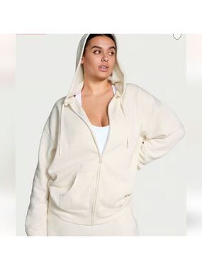 New Victoria secretCotton Fleece Full-Zip Hoodie